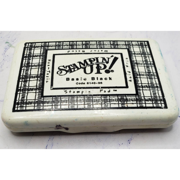 Stampin’ Up! Basic Black Water Based Dye Ink Original Style Pad - Picture 1 of 3